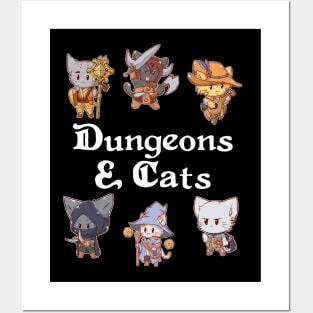 Dungeons & Cats Posters and Art